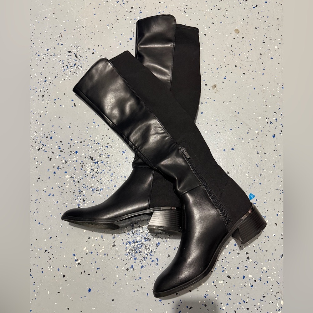 Calvin Klein Black Over the Knee Boots